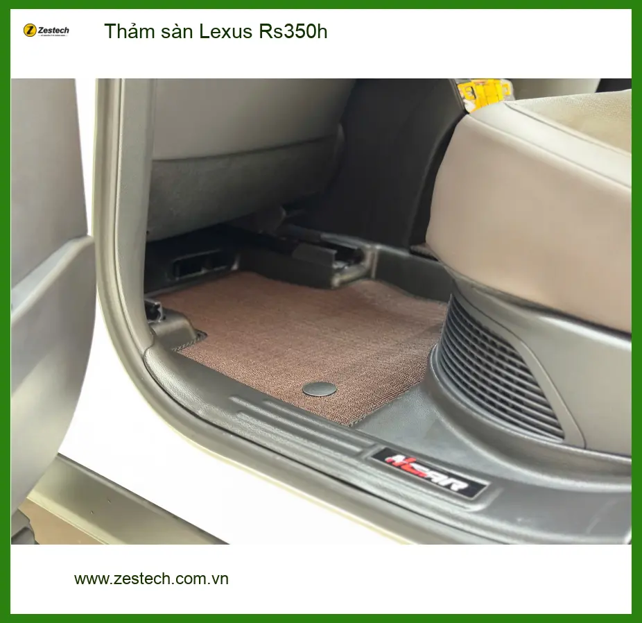 Anh Thắng lắp thảm sàn Lexus Rs350h tại Tân Bình giữ xe luôn sạch ảnh thực tế 3