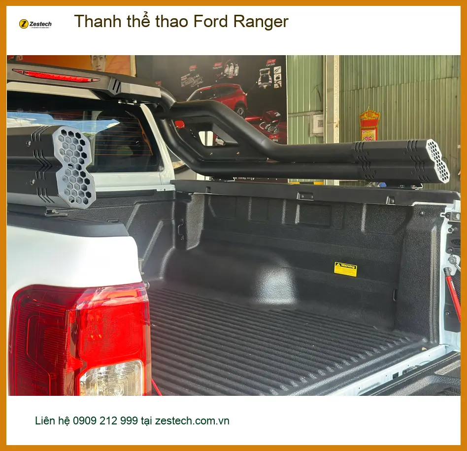 Anh Tấn lắp thanh thể thao Ford Ranger ở Quận Tân Bình để xe trông cứng cáp hơn ảnh thực tế 4
