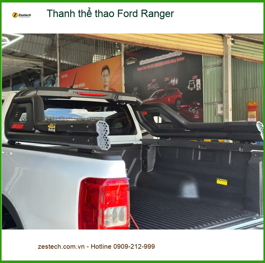 Anh Duy Khang lắp thanh thể thao Ford Ranger tại Quận 12 để xe trông mạnh mẽ hơn ảnh thực tế 3
