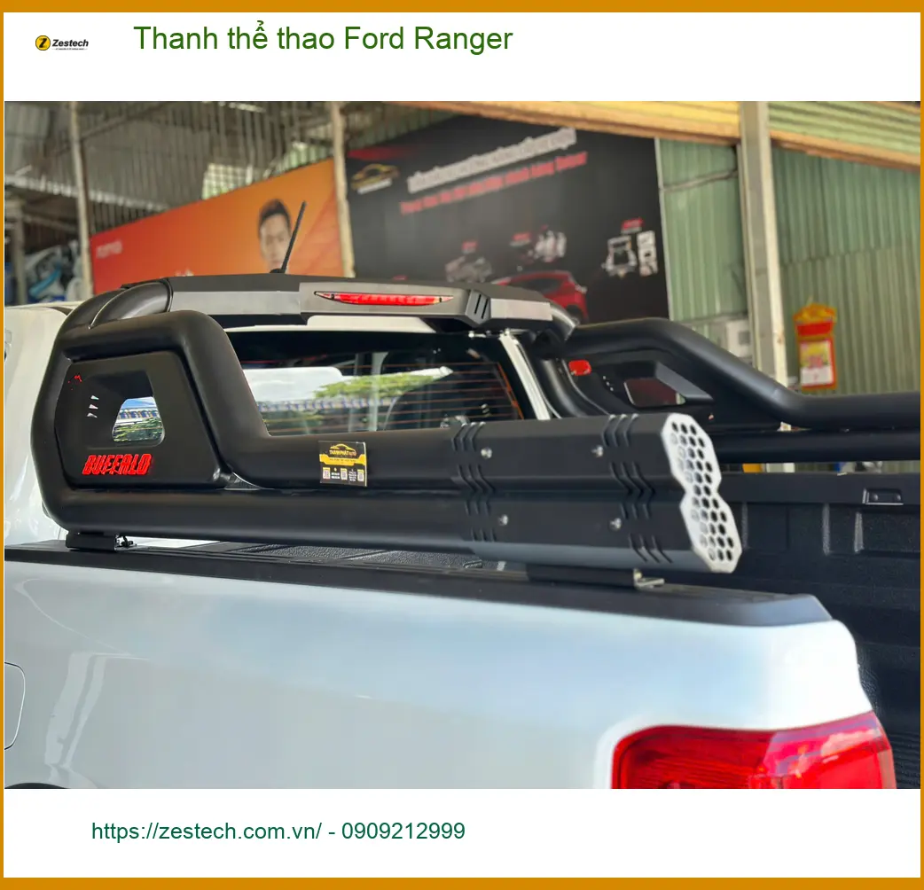 Anh Duy Khang lắp thanh thể thao Ford Ranger tại Quận 12 để xe trông mạnh mẽ hơn ảnh thực tế 4