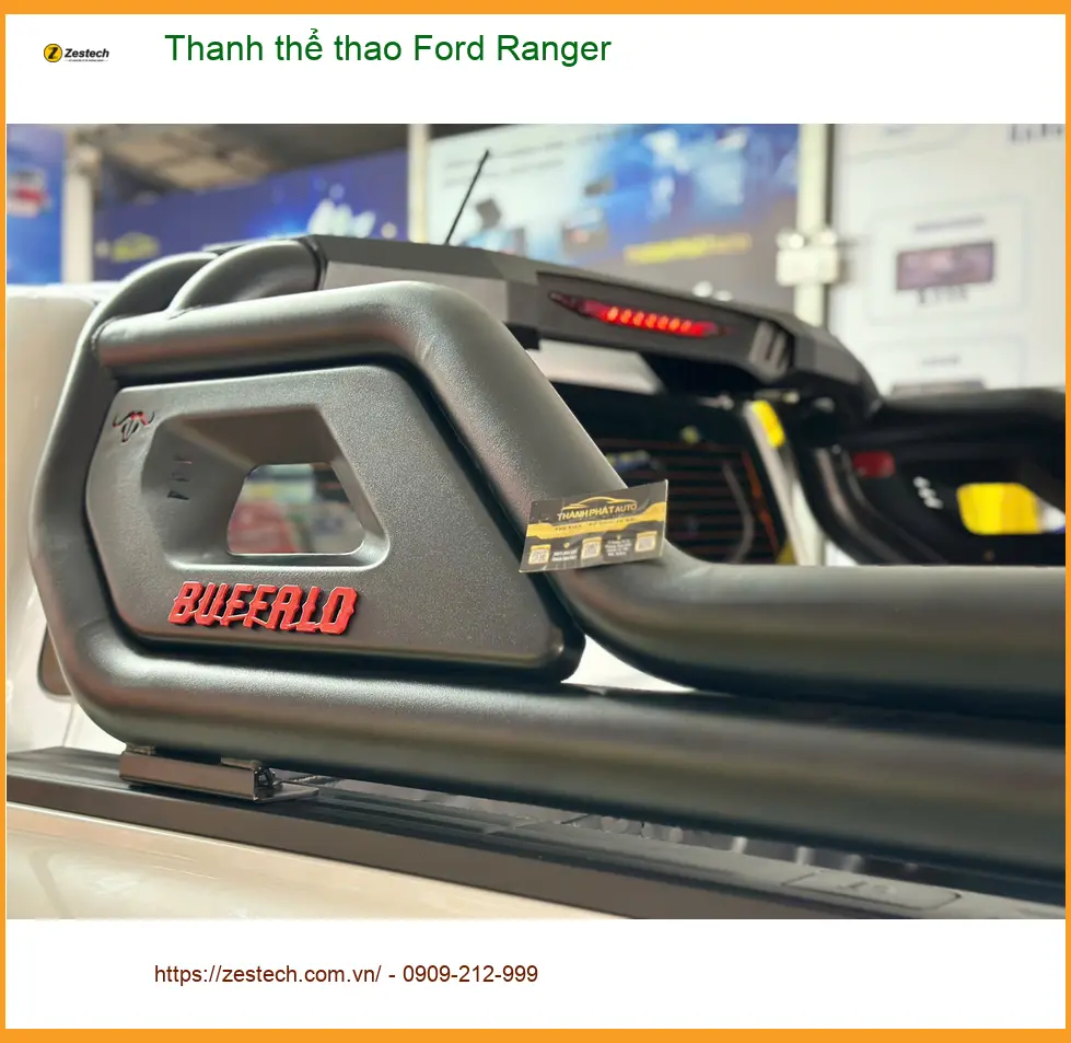 Anh Duy Khang lắp thanh thể thao Ford Ranger tại Quận 12 để xe trông mạnh mẽ hơn ảnh thực tế 5