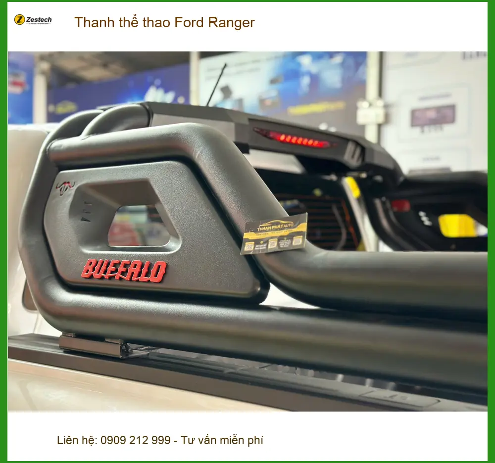 Anh Quang lắp thanh thể thao Ford Ranger tại Bình Chánh để xe thêm mạnh mẽ, tiện chở đồ ảnh thực tế 2