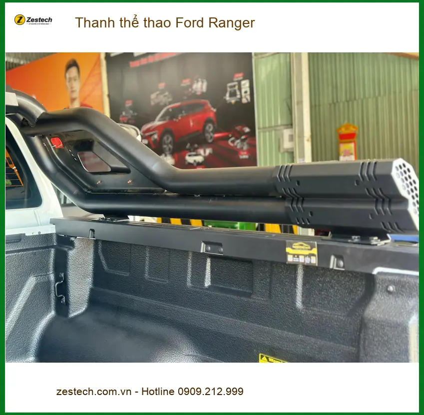 Anh Quang lắp thanh thể thao Ford Ranger tại Bình Chánh để xe thêm mạnh mẽ, tiện chở đồ ảnh thực tế 4