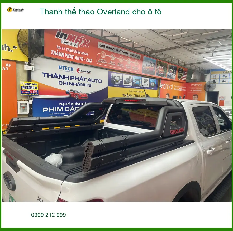 Chú Minh lắp Thanh thể thao Overland cho Ford Everest Quận 3 uy tín