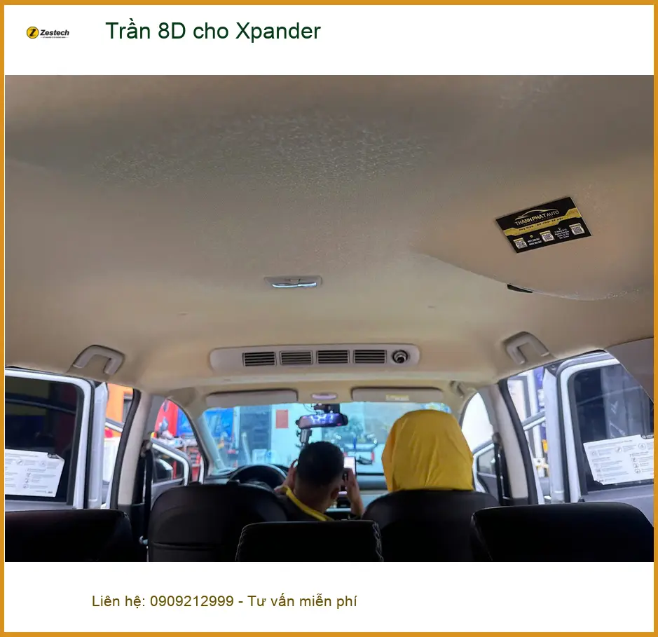 Anh Minh bọc Trần 8D cho Mitsubishi Xpander tại Quận Phú Nhuận để nâng tầm nội thất