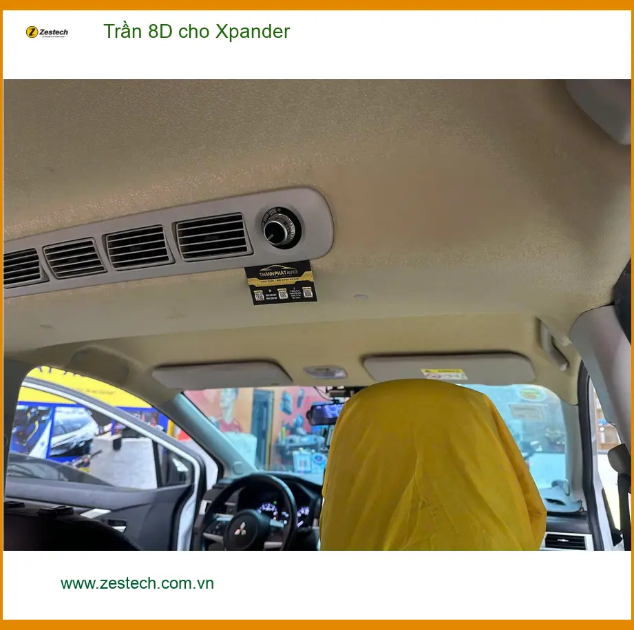 Anh Minh bọc Trần 8D cho Mitsubishi Xpander tại Quận Phú Nhuận để nâng tầm nội thất ảnh thực tế 2