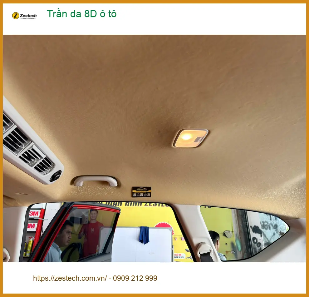 Anh Quang bọc Trần da 8D ô tô Hyundai Accent tại Quận Thủ Đức để nâng tầm nội thất ảnh thực tế 2