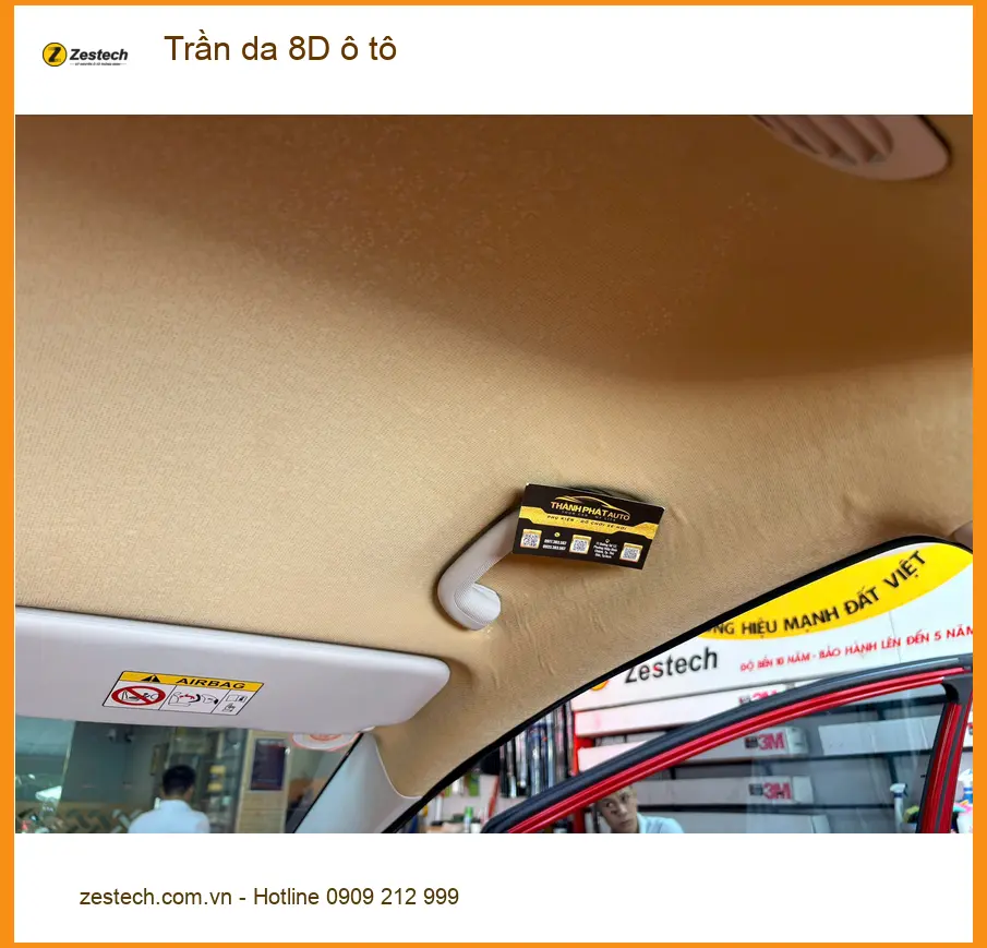 Anh Quang bọc Trần da 8D ô tô Hyundai Accent tại Quận Thủ Đức để nâng tầm nội thất ảnh thực tế 3