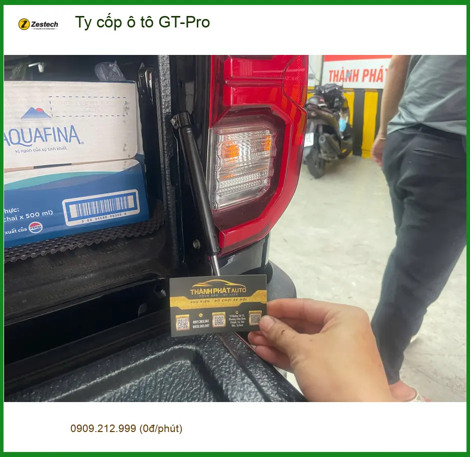 Chị Lan Anh lắp ty cốp ô tô GT-Pro cho Honda CR-V tại Hóc Môn vì cốp xe quá nặng
