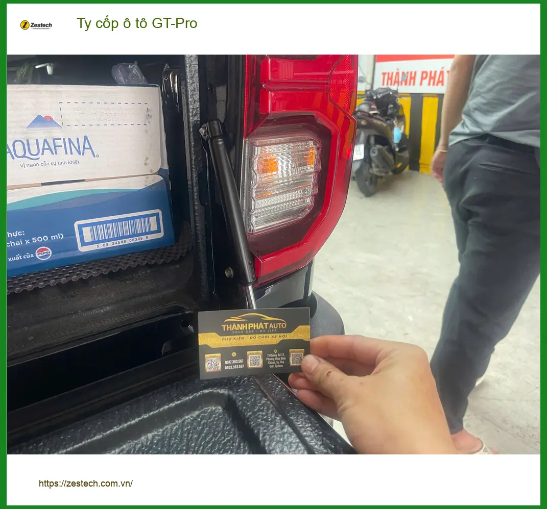 Anh Quang lắp Ty cốp ô tô GT-Pro cho Hyundai Santa Fe tại Củ Chi để tiện lợi hơn ảnh thực tế 4