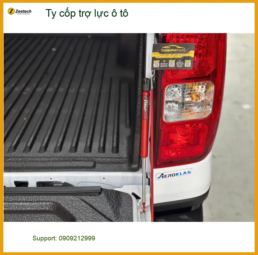 Anh Quang lắp ty cốp trợ lực ô tô cho Hyundai Santa Fe tại Quận 12 uy tín, giá tốt ảnh thực tế 5