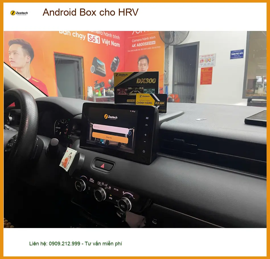 Anh Thanh lắp Android Box cho HRV Quận 12 để trải nghiệm giải trí đỉnh cao ảnh thực tế 4