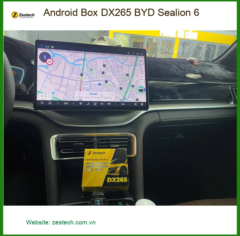 Anh Lâm lắp Android Box DX265 cho BYD Sealion 6 tại Quận 9 để xem YouTube không giật lag ảnh thực tế 2