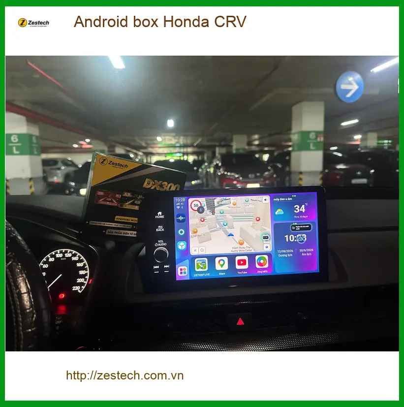 Anh Quang gắn Android box Honda CRV tại Quận 12 để nâng tầm giải trí ảnh thực tế 4