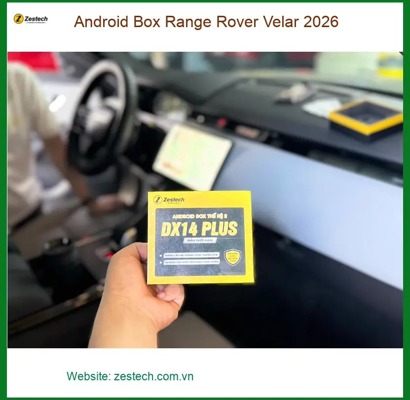 Anh Khải nâng cấp Android Box cho Range Rover Velar 2026 ở Quận 9 ảnh thực tế 2