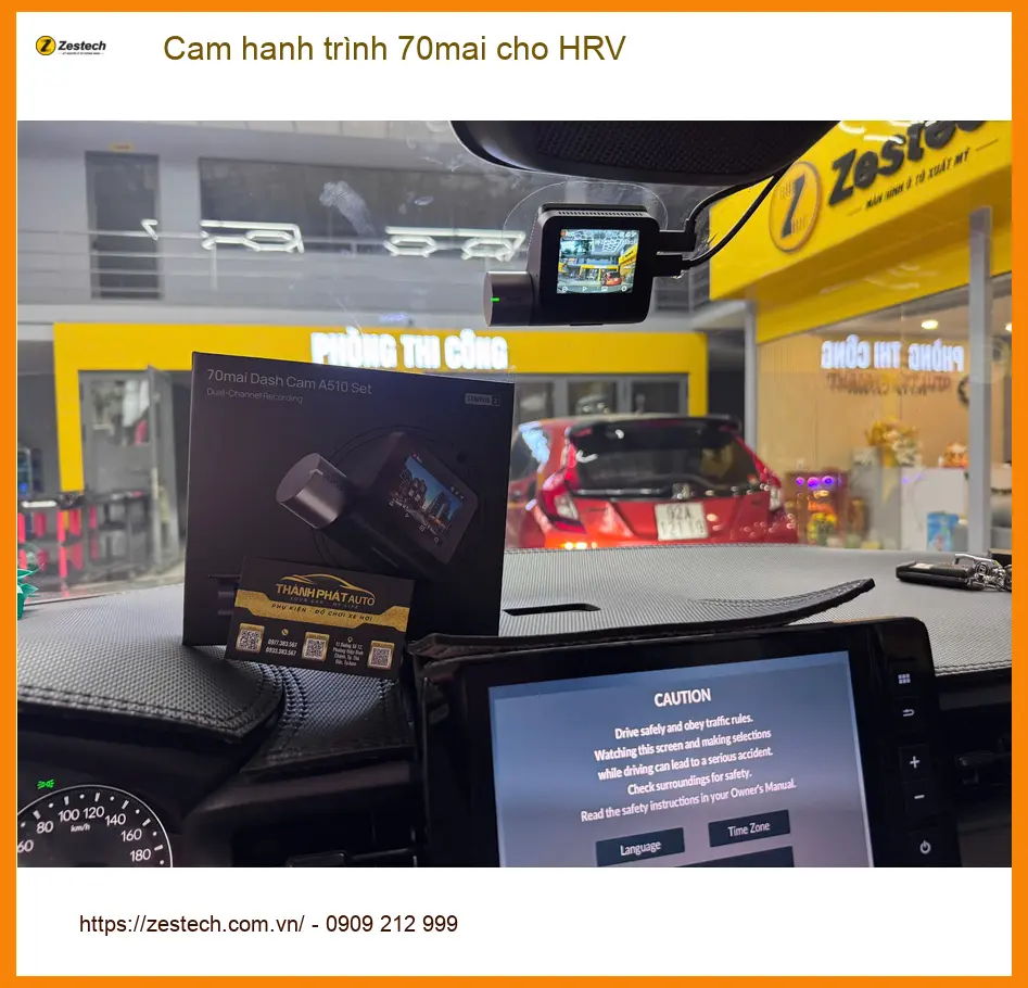 Cô Hồng Diệp gắn 70mai cho HRV ở Quận 9 để ghi lại mọi chuyến đi ảnh thực tế 2