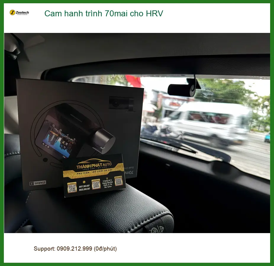 Cô Hồng Diệp gắn 70mai cho HRV ở Quận 9 để ghi lại mọi chuyến đi ảnh thực tế 4