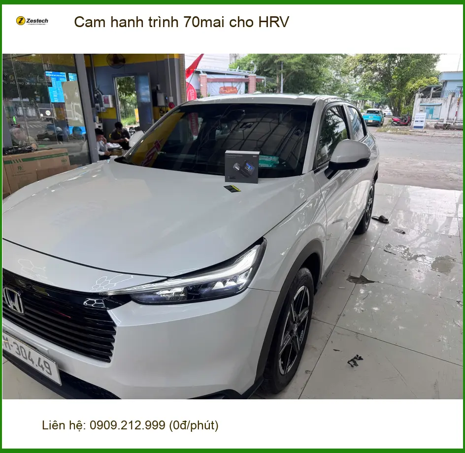 Cô Hồng Diệp gắn 70mai cho HRV ở Quận 9 để ghi lại mọi chuyến đi ảnh thực tế 5