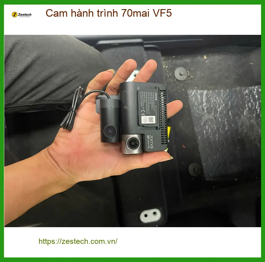 Chú Lợi lắp cam hành trình 70mai VF5 cho Honda CR-V tại Quận 9 để ghi lại lộ trình ảnh thực tế 5