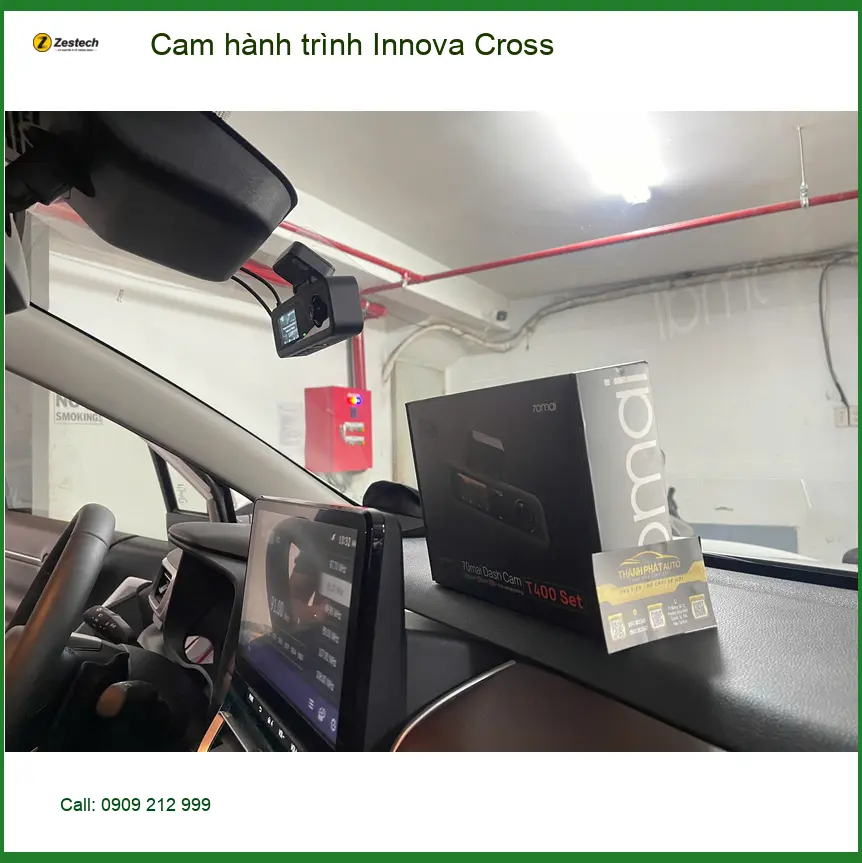 Chú Lợi lắp cam hành trình Innova Cross tại Quận 9 để ghi lại hành trình rõ nét ảnh thực tế 4