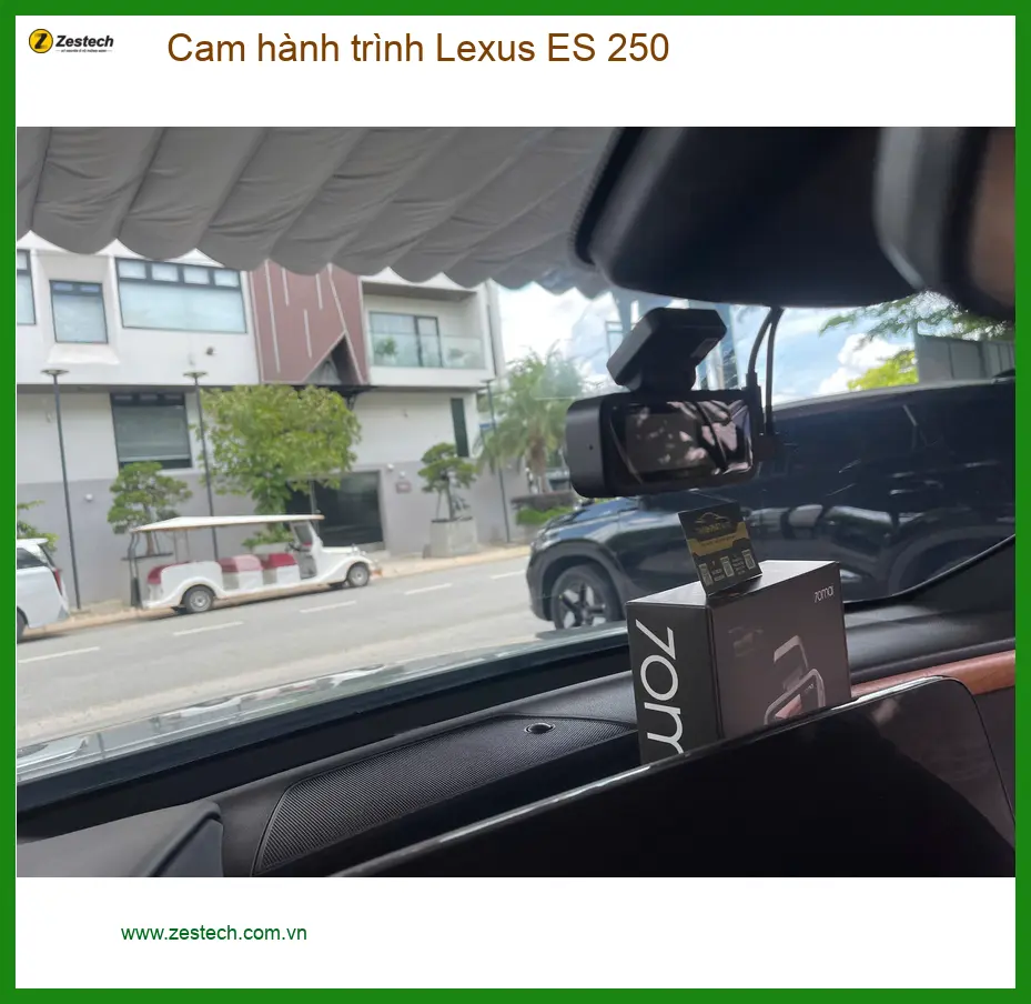 Anh Long lắp cam hành trình Lexus ES 250 tại Quận 9 để an tâm lái xe ảnh thực tế 3