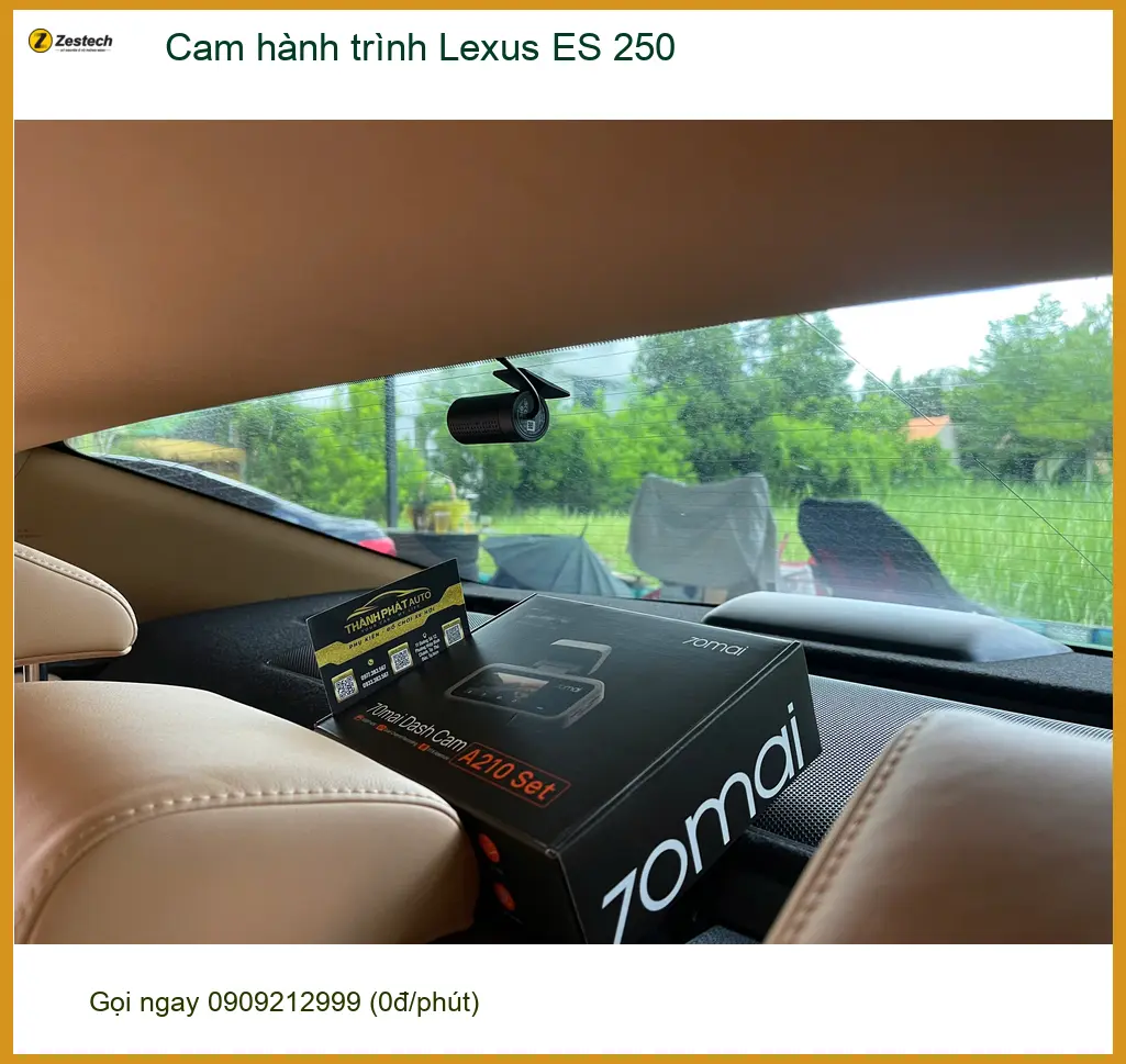 Anh Long lắp cam hành trình Lexus ES 250 tại Quận 9 để an tâm lái xe ảnh thực tế 4
