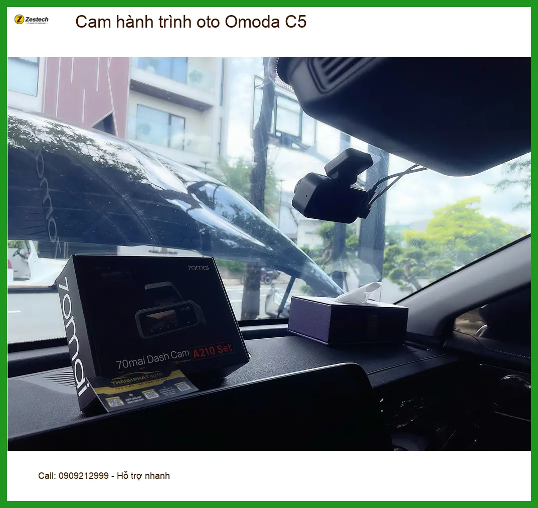 Anh Phi lắp cam hành trình Omoda C5 tại Quận 9 để ghi lại bằng chứng khi cần ảnh thực tế 5