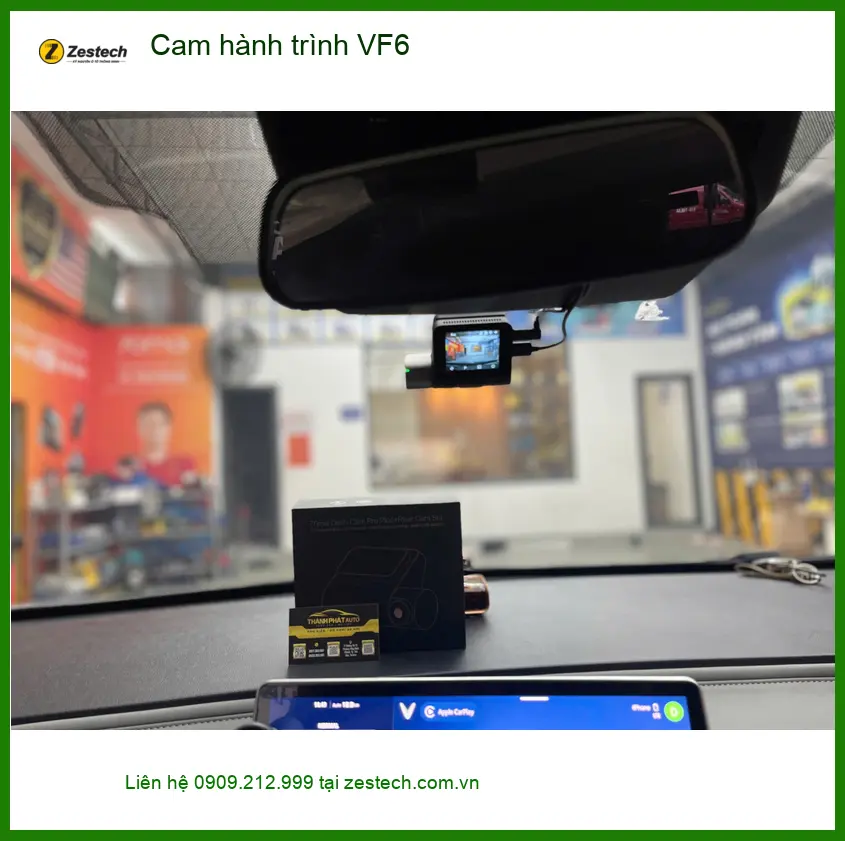 Anh Quang lắp cam hành trình VinFast VF6 tại Quận 12 để ghi lại mọi hành trình ảnh thực tế 2