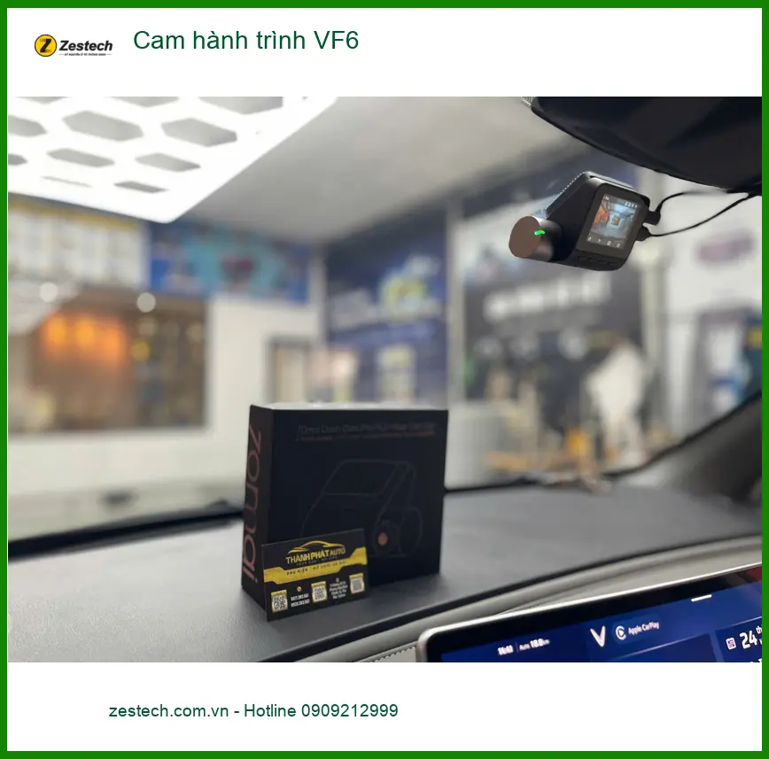 Anh Quang lắp cam hành trình VinFast VF6 tại Quận 12 để ghi lại mọi hành trình ảnh thực tế 3