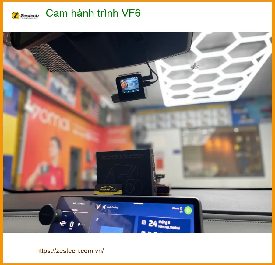 Anh Quang lắp cam hành trình VinFast VF6 tại Quận 12 để ghi lại mọi hành trình ảnh thực tế 4