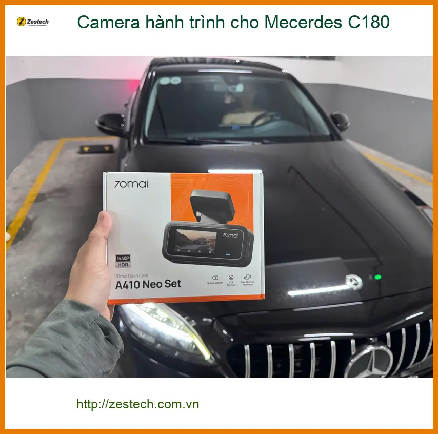 Anh Nhật lắp camera hành trình cho Mercedes C180 tại Quận 9 ảnh thực tế 3