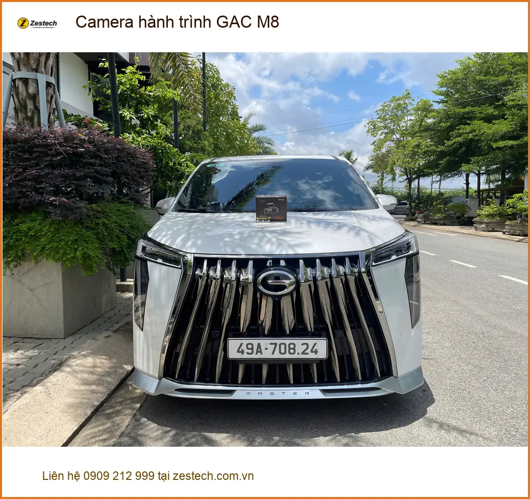 Anh Kiên lắp camera hành trình GAC M8 tại Quận 9 để yên tâm ghi lại mọi chuyến đi