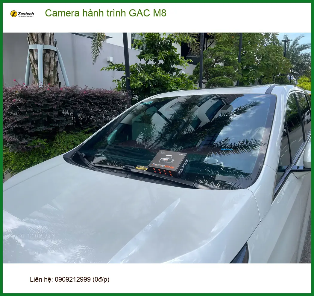 Anh Kiên lắp camera hành trình GAC M8 tại Quận 9 để yên tâm ghi lại mọi chuyến đi ảnh thực tế 3