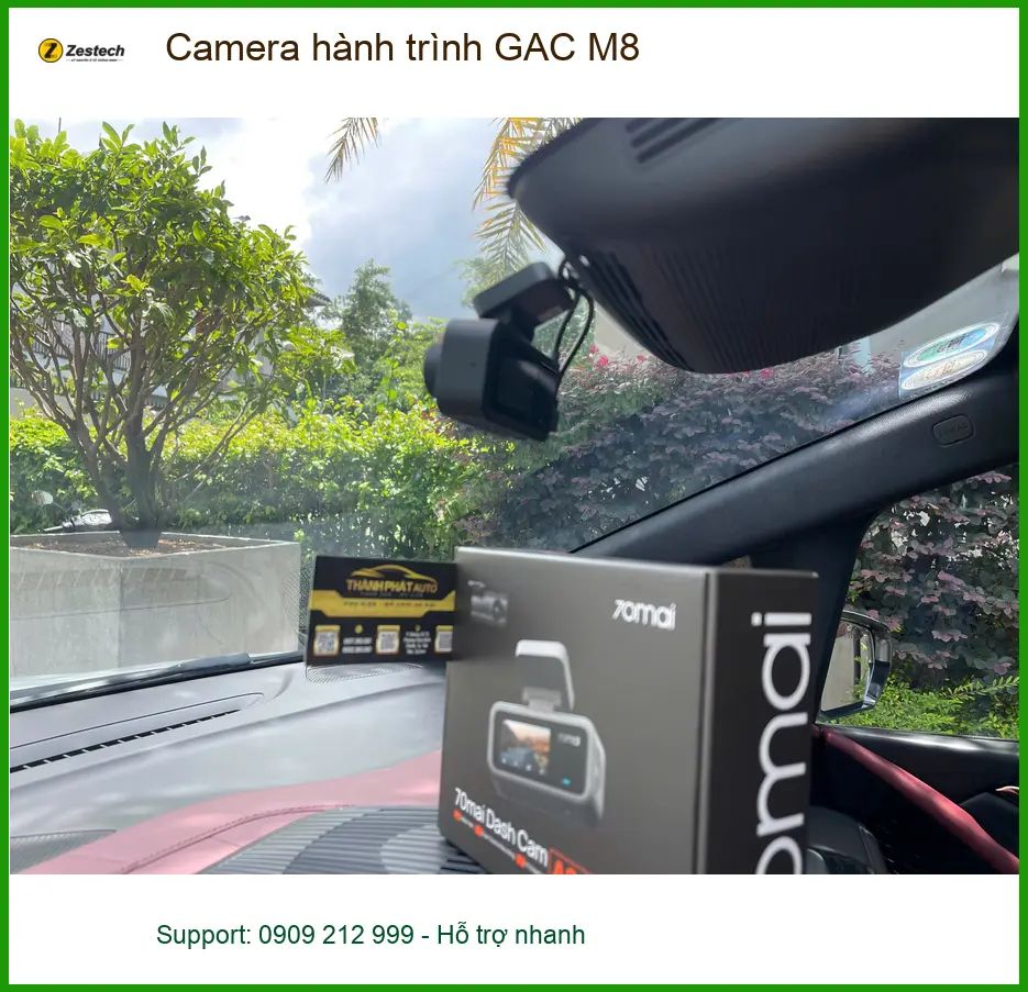 Anh Kiên lắp camera hành trình GAC M8 tại Quận 9 để yên tâm ghi lại mọi chuyến đi ảnh thực tế 5