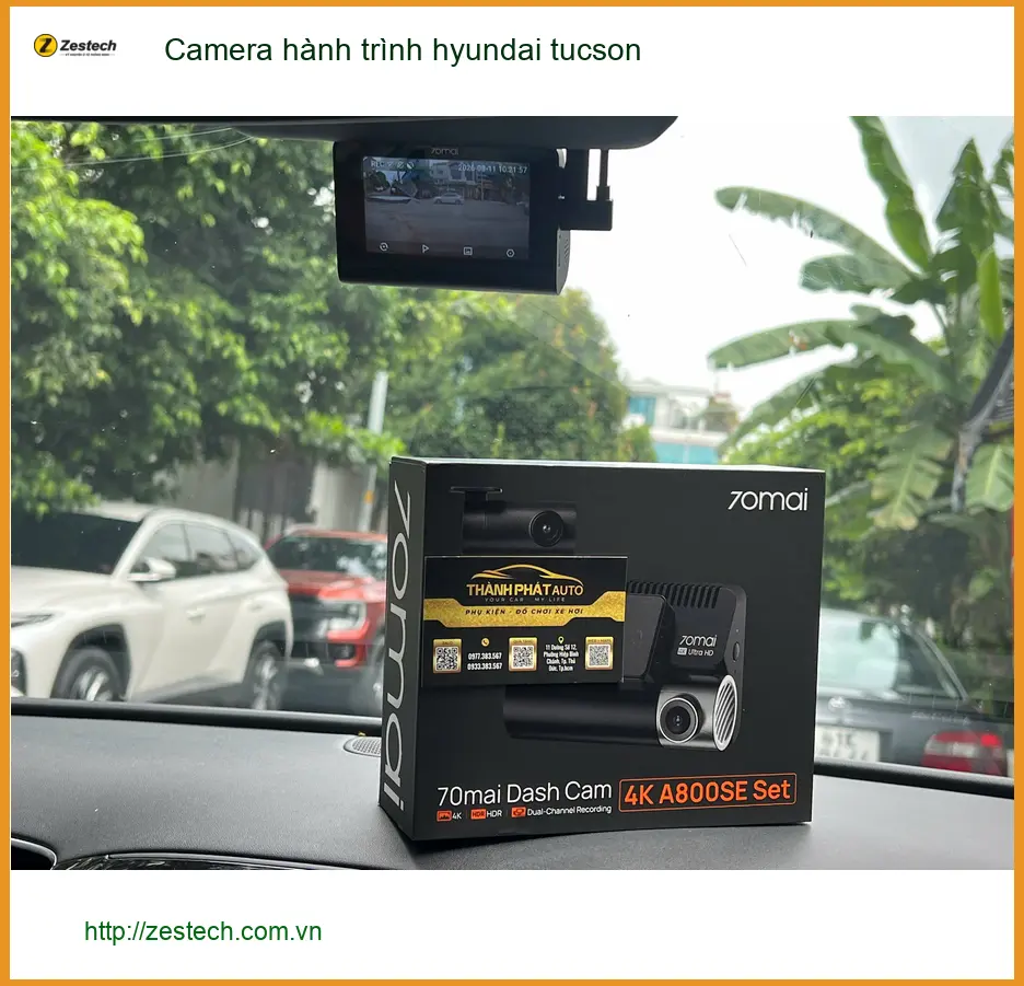 Anh Long lắp Camera hành trình Hyundai Tucson ở Quận 9 vì hay đi xa ảnh thực tế 2