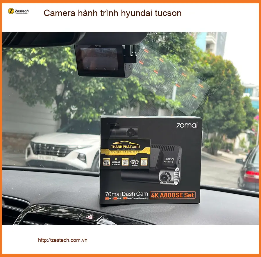 Anh Lâm lắp camera hành trình Hyundai Tucson tại Quận Thủ Đức để an tâm lái xe ảnh thực tế 3