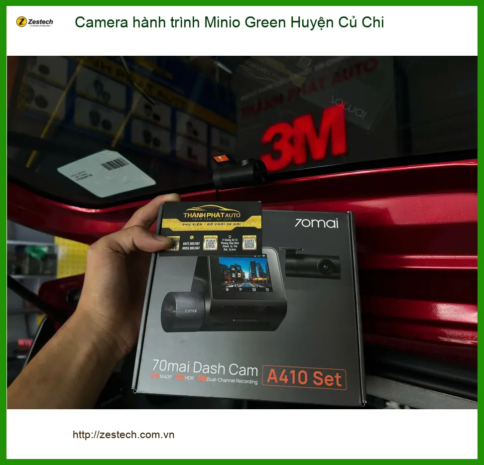 Nơi Gắn Camera Hành Trình Ô Tô Minio Green Huyện Củ Chi - Giá Tốt TPHCM