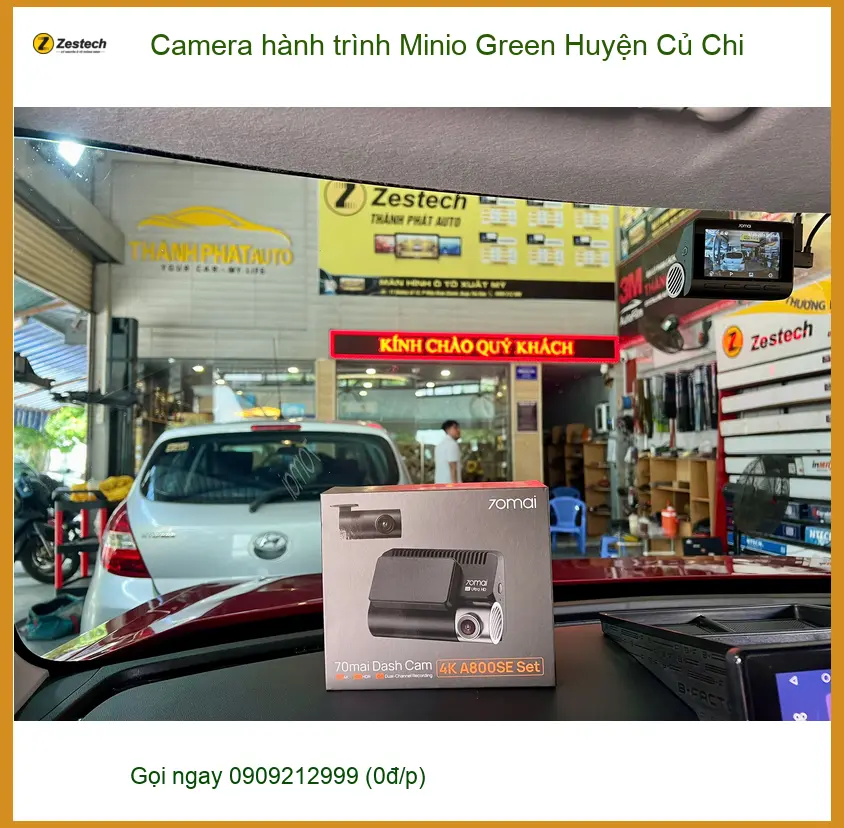 Nơi Gắn Camera Hành Trình Ô Tô Minio Green Huyện Củ Chi - Giá Tốt TPHCM ảnh thực tế 2