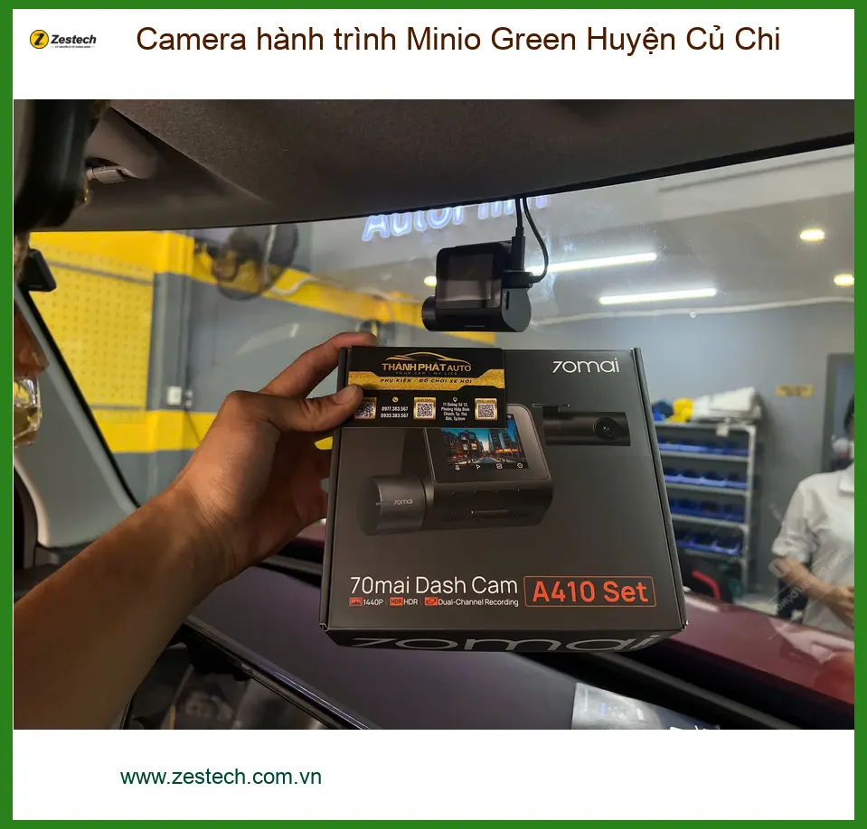 Nơi Gắn Camera Hành Trình Ô Tô Minio Green Huyện Củ Chi - Giá Tốt TPHCM ảnh thực tế 3
