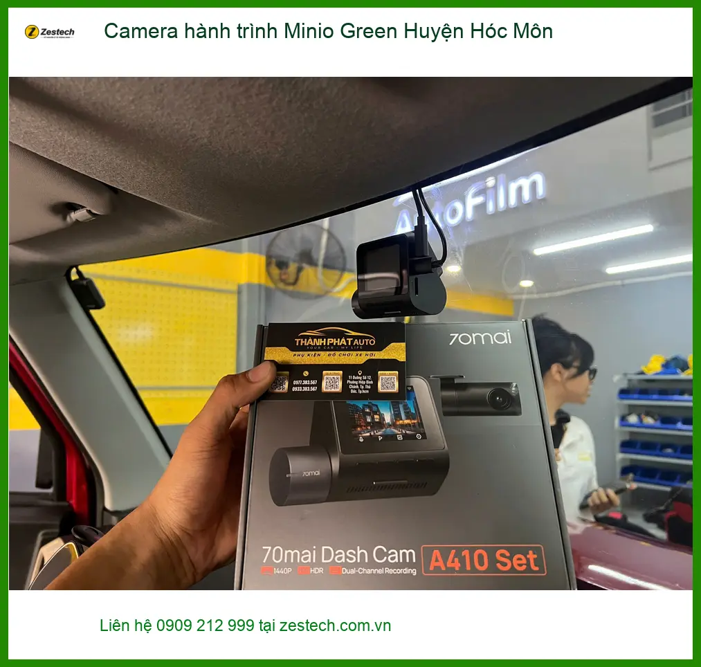 Nơi Gắn Camera Hành Trình Ô Tô Minio Green Huyện Hóc Môn - Giá Tốt TPHCM ảnh thực tế 2
