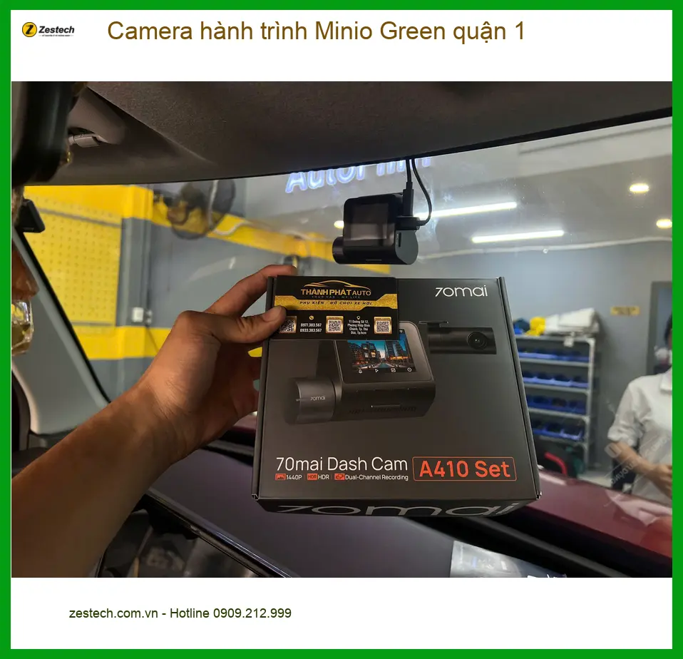 Địa Chỉ Gắn Camera Hành Trình Ô Tô Minio Green Tại Quận 1 - Giá Tốt TPHCM ảnh thực tế 2