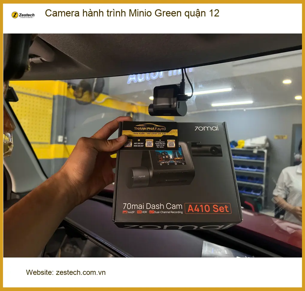 Địa Chỉ Lắp Camera Hành Trình Ô Tô Minio Green quận 12 - Lắp Đặt Uy Tín TPHCM ảnh thực tế 2