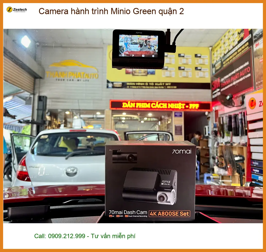Trung Tâm Lắp Camera Hành Trình Minio Green quận 2 - Gắn Nhanh Trong Ngày