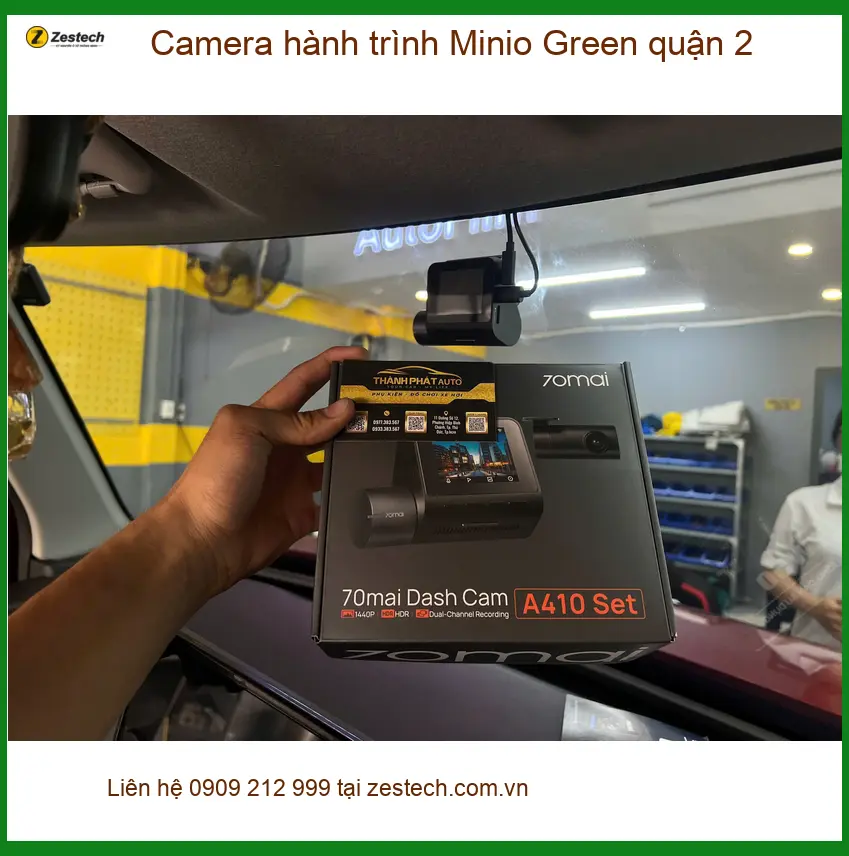 Trung Tâm Lắp Camera Hành Trình Minio Green quận 2 - Gắn Nhanh Trong Ngày ảnh thực tế 2