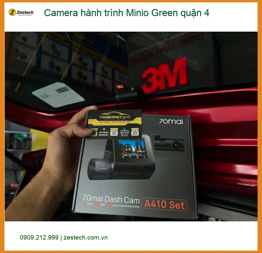 Địa Chỉ Lắp Camera Hành Trình Ô Tô Minio Green quận 4 - Lắp Đặt Uy Tín TPHCM ảnh thực tế 2