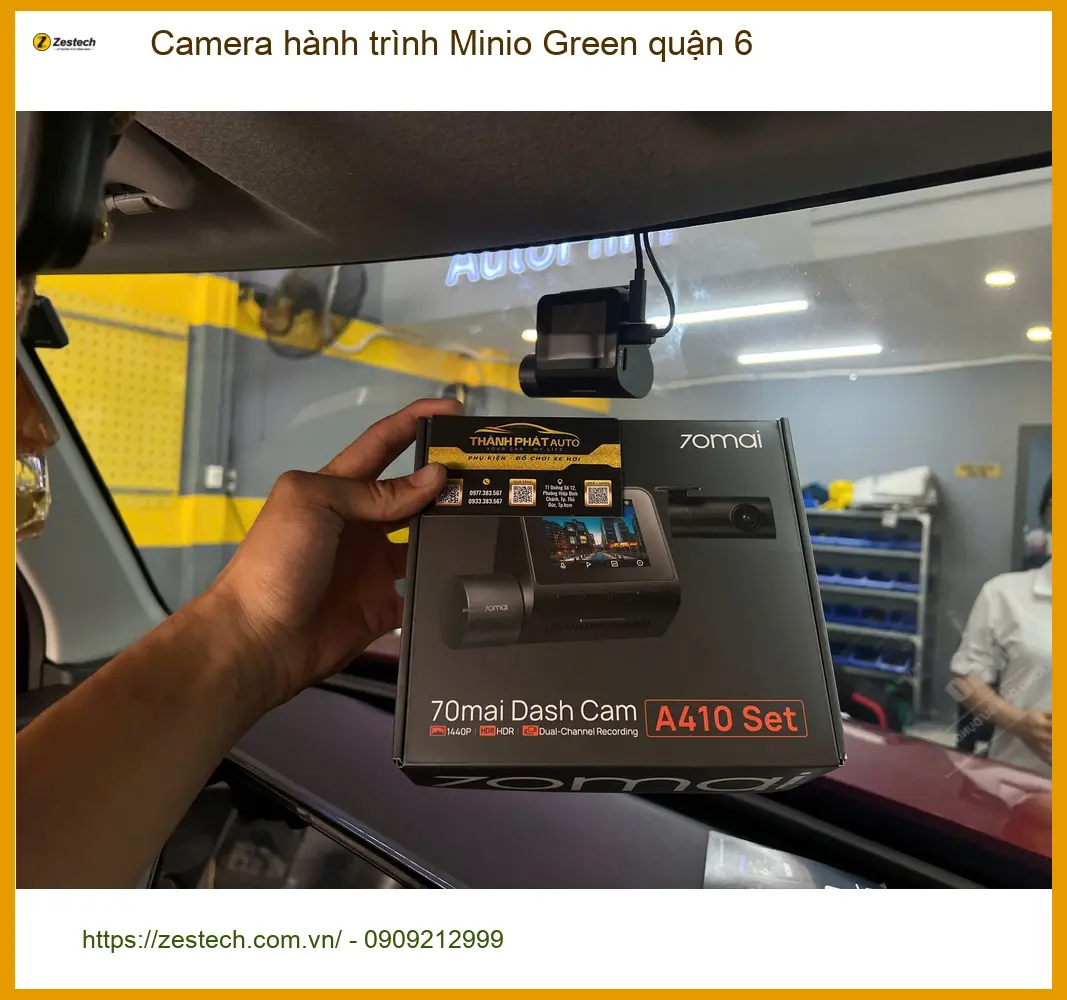 Nơi Lắp Camera Hành Trình Ô Tô hành trình Minio Green quận 6 - Giá Tốt TPHCM ảnh thực tế 3