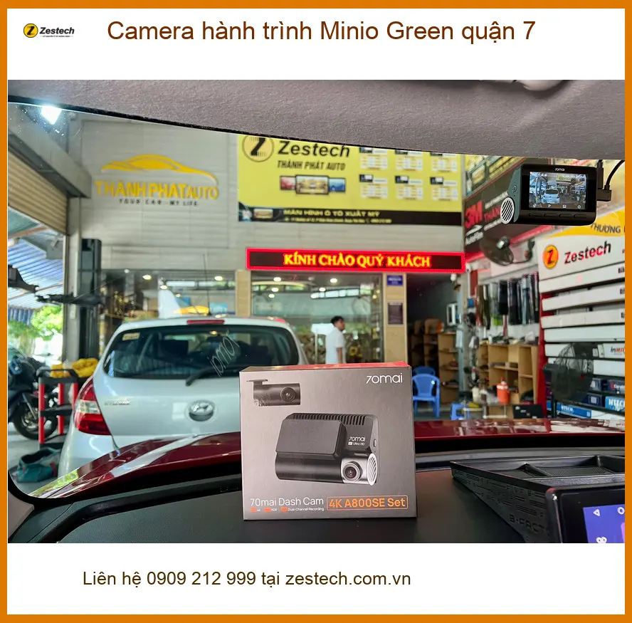Trung Tâm Lắp Camera Hành Trình Ô Tô Minio Green Quận 7 - Gắn Nhanh Trong Ngày