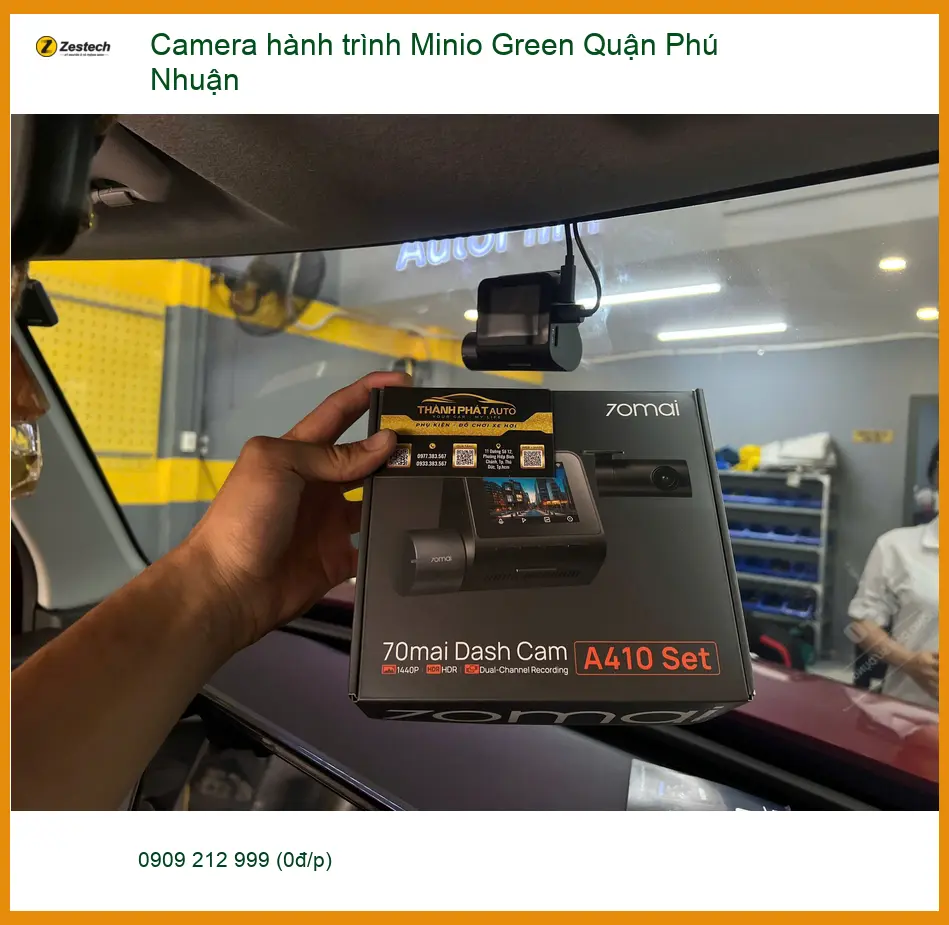 Nơi Gắn Camera Hành Trình Ô Tô Minio Green Quận Phú Nhuận - Giá Tốt TPHCM
