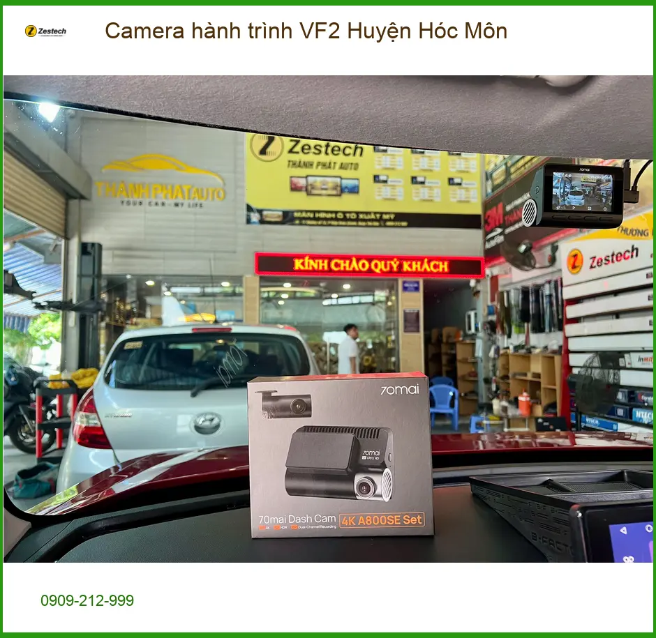 Nơi Lắp Camera Hành Trình Ô Tô hành trình VF2 Huyện Hóc Môn - Giá Tốt TPHCM ảnh thực tế 2