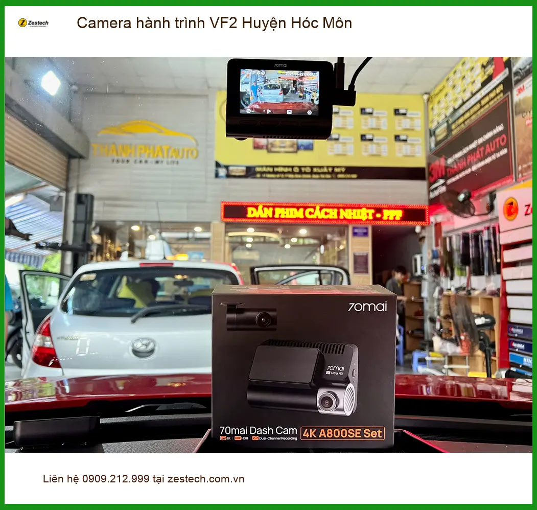 Nơi Lắp Camera Hành Trình Ô Tô hành trình VF2 Huyện Hóc Môn - Giá Tốt TPHCM ảnh thực tế 3